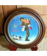 Norman Rockwell Christmas 1981 Wrapped Up In Christmas Collector Plate - £6.27 GBP