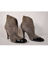 Mechante Of London Shoes High Heel Bootie Grey Suede 38 Womens Italy - £38.14 GBP