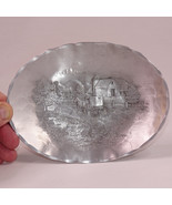 Wendell August Forge Trinket Tray 6 1/2” Horse Buggy Farm House Barn Han... - $10.65