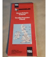 Folded map MICHELIN GREAT BRITAIN IRELAND 1986 - £13.19 GBP