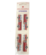 Mrs Grossman Vintage Stickers Red Fire Engine Truck Sticker Sheets Old S... - €5,18 EUR