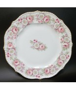 Elite Limoges France Pink Roses Porcelain Luncheon Plate (s) - £13.18 GBP