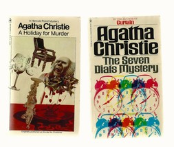 4 Vintage Agatha Christie Paperbacks 3 Bantam Books 1960S-70S +1 Good Or Better - £29.54 GBP