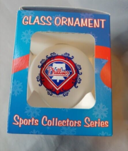 Philadelphia Phillies  Glass Ornament Christmas Sports Collectors Series in Box - £11.64 GBP