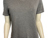 Christopher Banks Women's V-Neck T-Shirt Grey Medium - $16.14