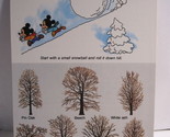 1978 Walt Disney&#39;s Fun &amp; Facts Flashcard #DFF9-23: A Winter Walk - £1.56 GBP