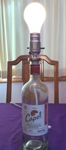 Upcycled Repurposed Wine Bottle Lamp Capel Pisco Reservado - £19.26 GBP