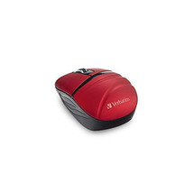 Verbatim 70706 WIRELESS MINI TRAVEL MOUSE, COMMUTER SERIES - RED - $40.58