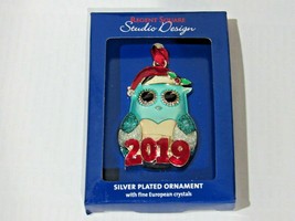Christmas Ornament 2019 on Mini Bear 2&quot; by 1.5&quot; Regent Square Studio Design - £12.86 GBP