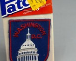 Vtg Washington D.C. Iron-On Patch By Voyager Emblems Souvenir Capital Bldg - $9.47