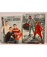 Columbia Minerva Knitting Kids Mens Pattern Magazines Lot of 2 Vintage 1... - £12.42 GBP