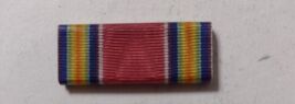WW II Victory Plastic Ribbon Bar WOLF-BROWN LOS ANGELES 1-1/16"x1/2" :KY... - $8.91