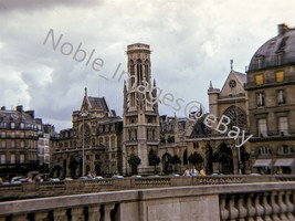 1975 Saint-Germain l&#39;Auxerrois Exterior View Paris Kodachrome Slide - £4.26 GBP