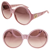 GUCCI 0954 Pink Pearl 009 Logo Summer Oversized Sunglasses GG0954S Authe... - £386.36 GBP