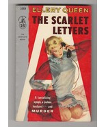 Ellery Queen SCARLET LETTERS First PB ed. 1955 Mystery Detective Nikki P... - €19,25 EUR