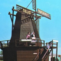 Windmill Holland Michigan Vintage Postcard Travel Souvenir Nelis Tulip Farm - $11.95