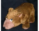 VINTAGE DARDENELLE CO PILLOW PETS BROWN GRIZZLY BEAR STUFFED ANIMAL PLUS... - $28.50