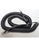 Cisco Handset Black Curly Cord 12 Ft Uncoiled / 2 Ft Coiled - $6.85