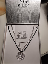 QVC Nolan Miller silver three ring eternity pendant necklace - $31.50