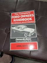 COMPLETE FORD OWNER&#39;S HANDBOOK REPAIR MAINTENCE  1932- 1955 ALL MODELS - $9.41