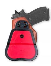 Fits SIG Sauer Pro 2022 Leather Paddle Holster With Open Top #1044# RH image 5