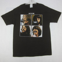 Beatles Mens T Shirt &quot;Let It Be&quot; 2004 Graphic 4 Panel Fab Four Brown (L)... - £20.46 GBP