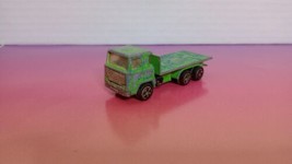 VTG PlayArt Green Diecast Flatbed Truck Log Freight Delivery Made in Hon... - $6.92