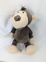 JSQ Monkey Chimp Plush Brown 10 Inch Stuffed Animal Toy - £15.40 GBP