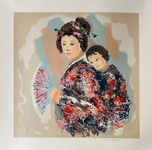 Hilda Rindom Madre Y Hija H/S Limitado Litografía sobre Papel Asiático Arte - £314.55 GBP