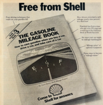 1977 Shell Oil &amp; Gas Book Advertisement Vintage Gasoline Mileage DWF16 - $559.01 MXN