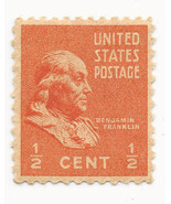 US Sc# 803 Benjamin Franklin 1/2 Cent - £4.72 GBP