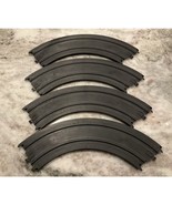Tyco 9&quot;R 1/4 Circle No B-5831 Slot car track lot of 4 Vintage - $9.90