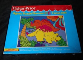 Vintage Fisher Price Puffalump Dinoroar Dinosaur Complete 24 Piece Kids Puzzle - $28.50