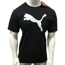 Nwt Puma Msrp $40.99 Hd Pattern Men&#39;s Black Crew Neck Short Sleeve T-SHIRT S M - £16.51 GBP