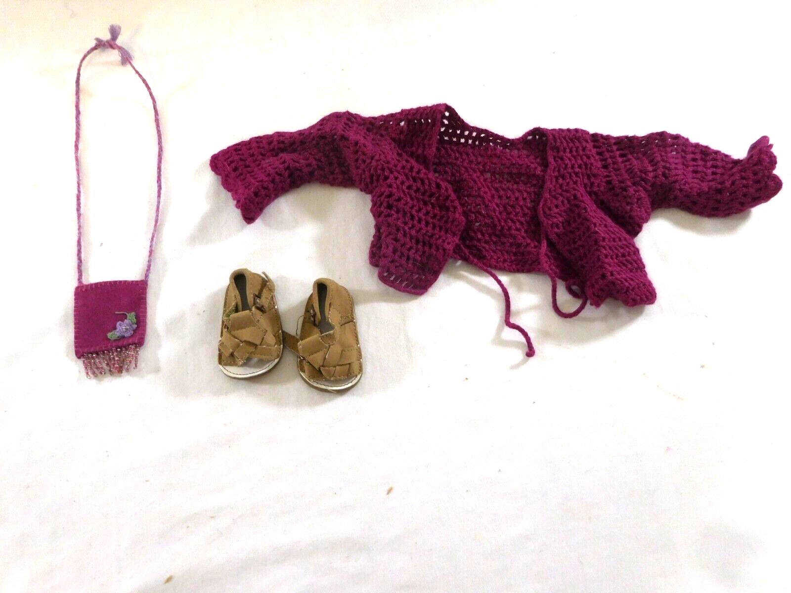 American Girl of Today Doll FLOWER POWER Outfit  Sweater, Purse Shoes - $15.84
