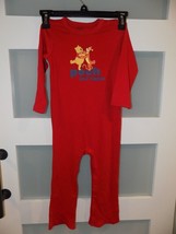 DISNEY WINNIE &amp; TIGGER RED 1PC ROMPER SIZE 3Y TODDLER&#39;S NWD - £17.22 GBP