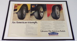 1972 BF Goodrich Tires 12x18 Framed ORIGINAL Vintage Advertisement  - £47.47 GBP