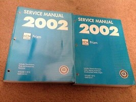 2002 Chevrolet Chevy Geo Prizm Servizio Negozio Riparazione Manuale Set - $139.69