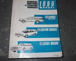 1990 Buick Wagon Negozio Servizio Riparazione Officina Manuale OEM Fabbrica - $69.95
