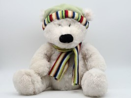 Russ Berrie Bernard the Polar Bear Rikey Austin 12&quot;  White Plush Animal ... - £10.79 GBP