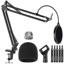 Mic Stand For Blue Yeti, Heavy Duty Microphone Stand With Microphone Win... - £32.04 GBP