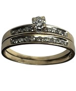 9 Women&#39;s Wedding set 10kt Yellow Gold 461745 - $249.00
