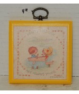 Vintage Hallmark 1980 “Hearts that Love are always Young” Wall Hanging P... - $20.30 CAD