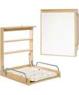  roba Folding Wall Changing Table + Waterproof Waldhochzeit Mattress - $959.03 CAD