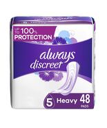 Always Discreet Incontinence Pads Heavy Absorbency for Women 48 CT - $353.68 MXN