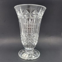 Waterford Crystal Lismore Castle 10&quot; Balmoral Starburst Large Vase Byron Nelson - £121.40 GBP