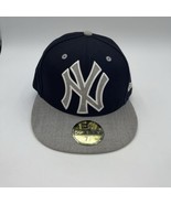 New York Yankees New Era 59Fifty Fitted Hat Cap MLB Size 7 1/4 New - £19.55 GBP
