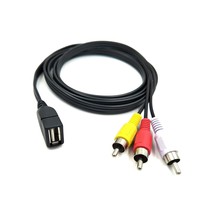 Usb To Rca Cable,3 Rca To Usb Cable,Av To Usb, Usb 2.0 Female To 3 Rca M... - $19.99