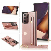 Leather Wallet Case Magnetic Flip Cards Cover For Samsung Galaxy Note 20 A71 A51 - £42.24 GBP