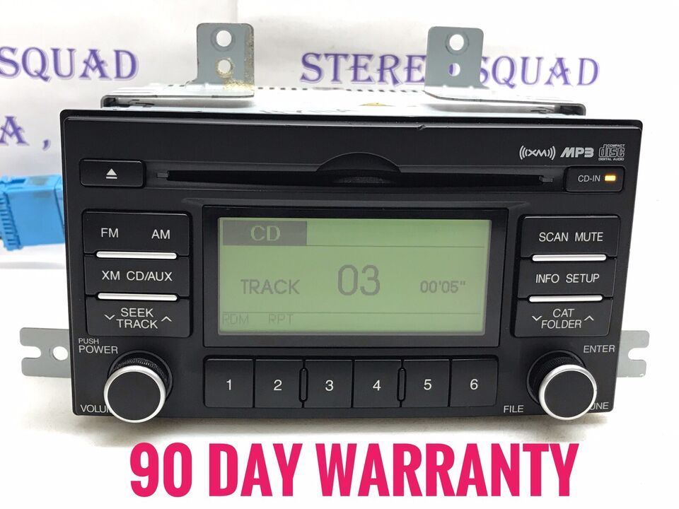 Primary image for 07-11 Hyundai Accent XM Ready Radio Cd MP3 Player 96110-1E085CA "HY111A"